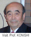 Vsiting Prof. Konishi