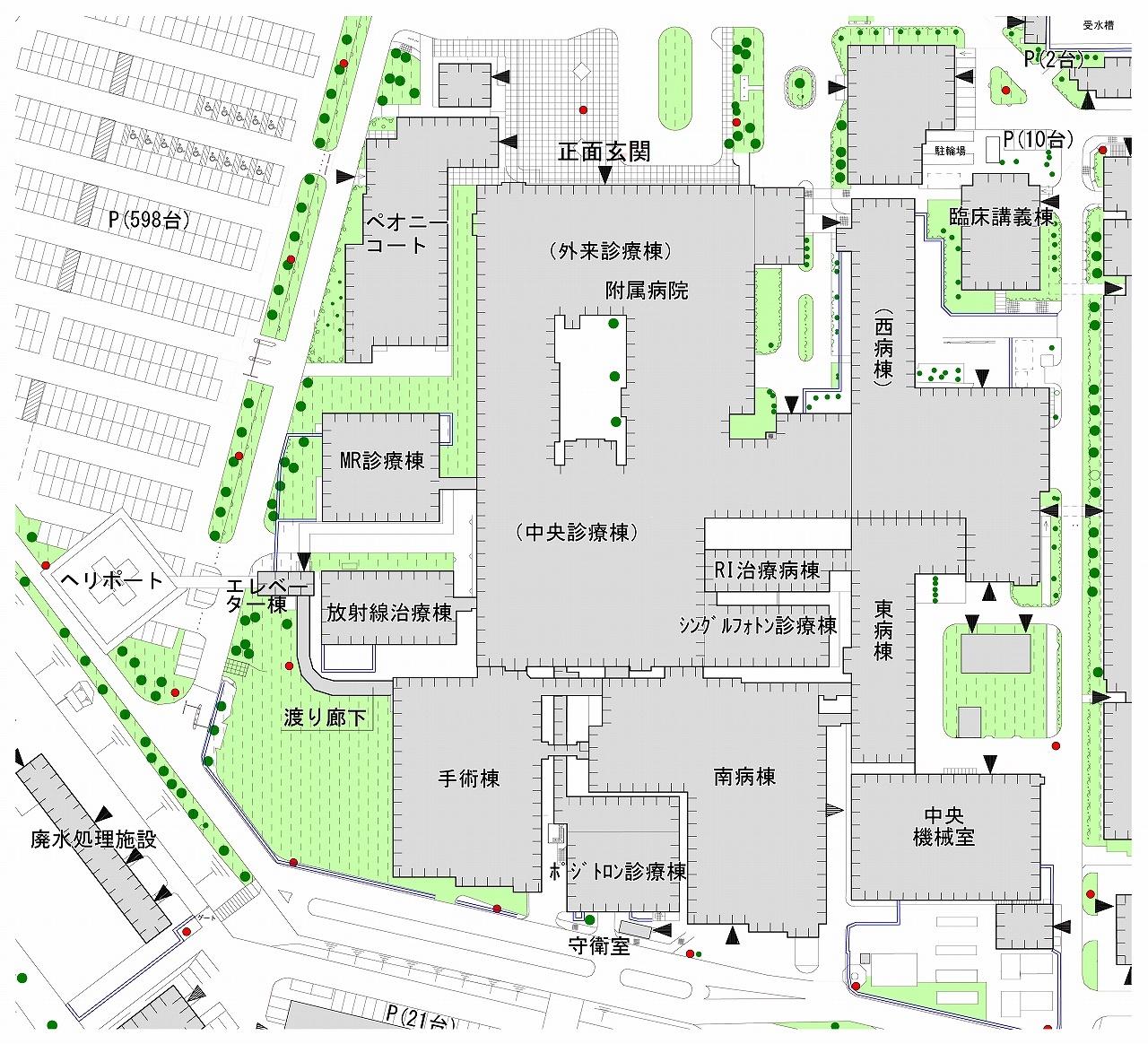 病院建物フロア図