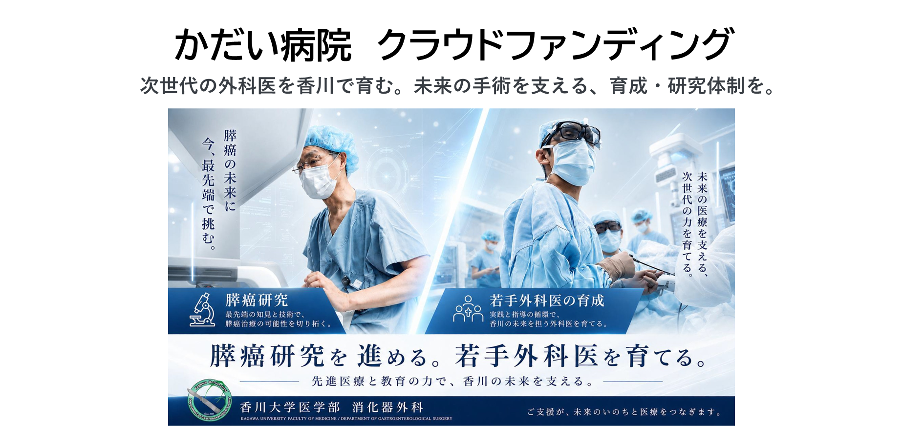 消化器外科のクラウドファンディング