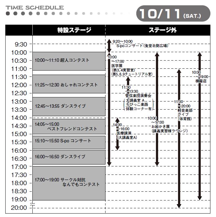 スケジュール