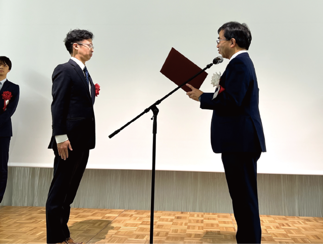 表彰式の様子１