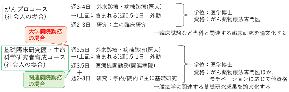 大学院生の学位取得例